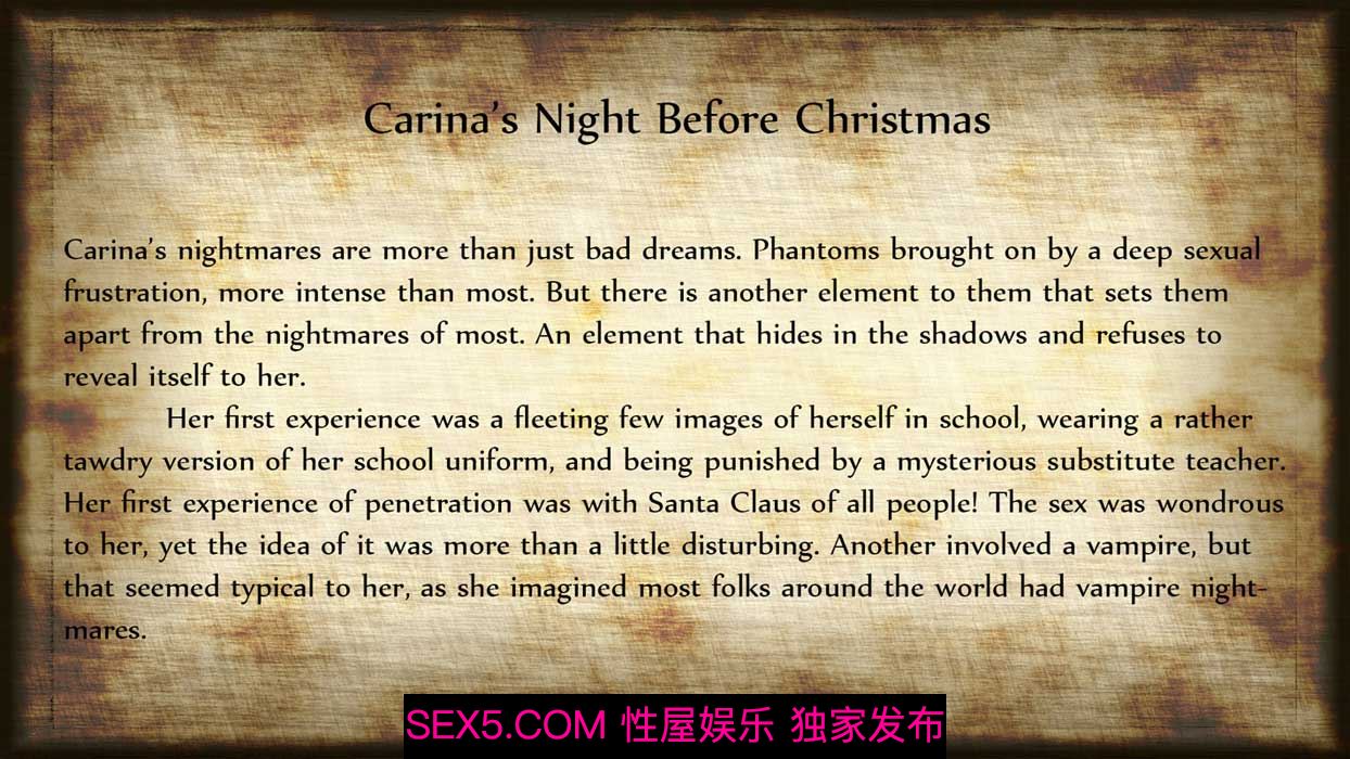 [3D全彩H漫]圣诞节前夜的故事 Carina’s Night Before Christmas，无汉化[58P]
