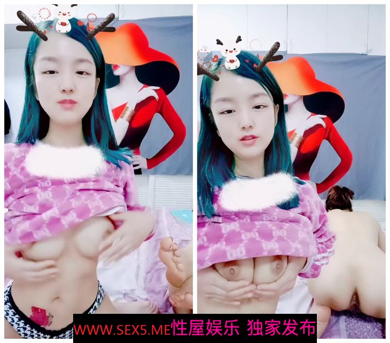 【如充气娃娃一般超粉美穴】水晶假屌双洞齐插，快乐加倍，一起插小穴撑爆，吸在桌子上美臀骑坐，拔出来沾了很多粘液