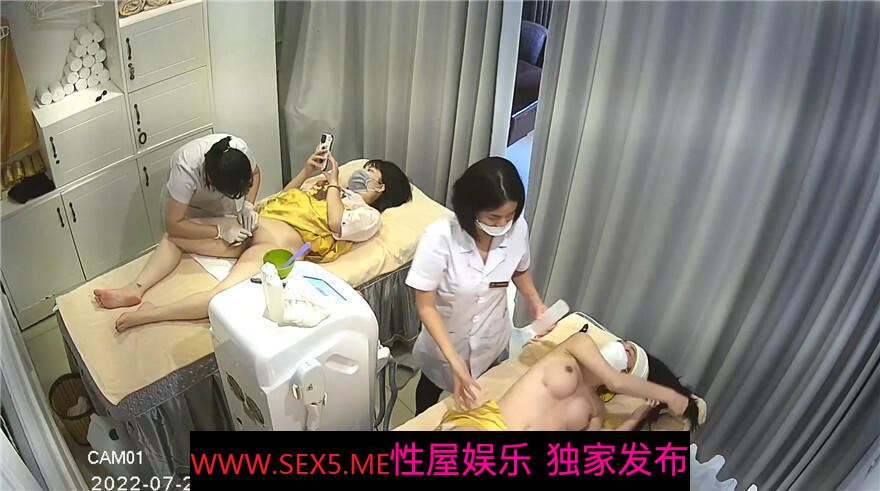 [MP4/115MB] 美容院老板安装监控偷看女顾客脱光衣服保养乳房和刮阴毛
